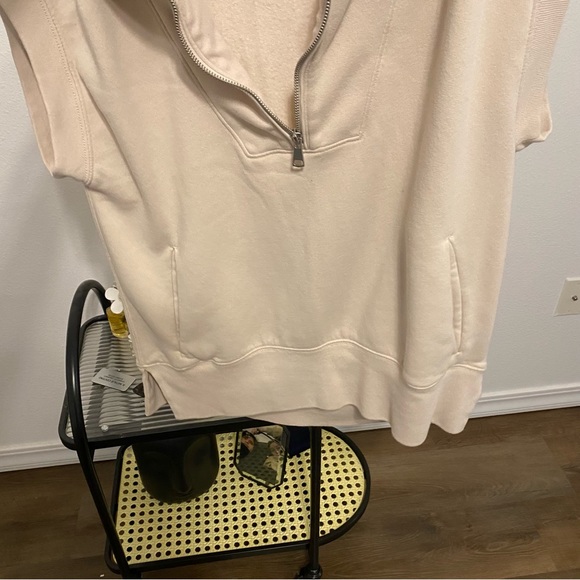 Abercrombie and Fitch oversized half-zip tunic vest quarter zip vest - Picture 6 of 8